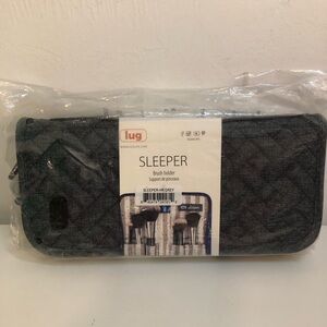 Lug Sleeper Brush Holder - Heather Grey Quilted